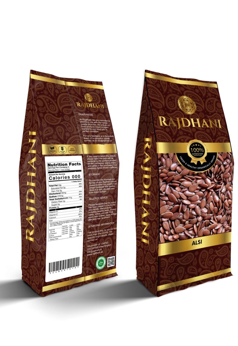 Rajdhani Alsi (Flax Seeds)